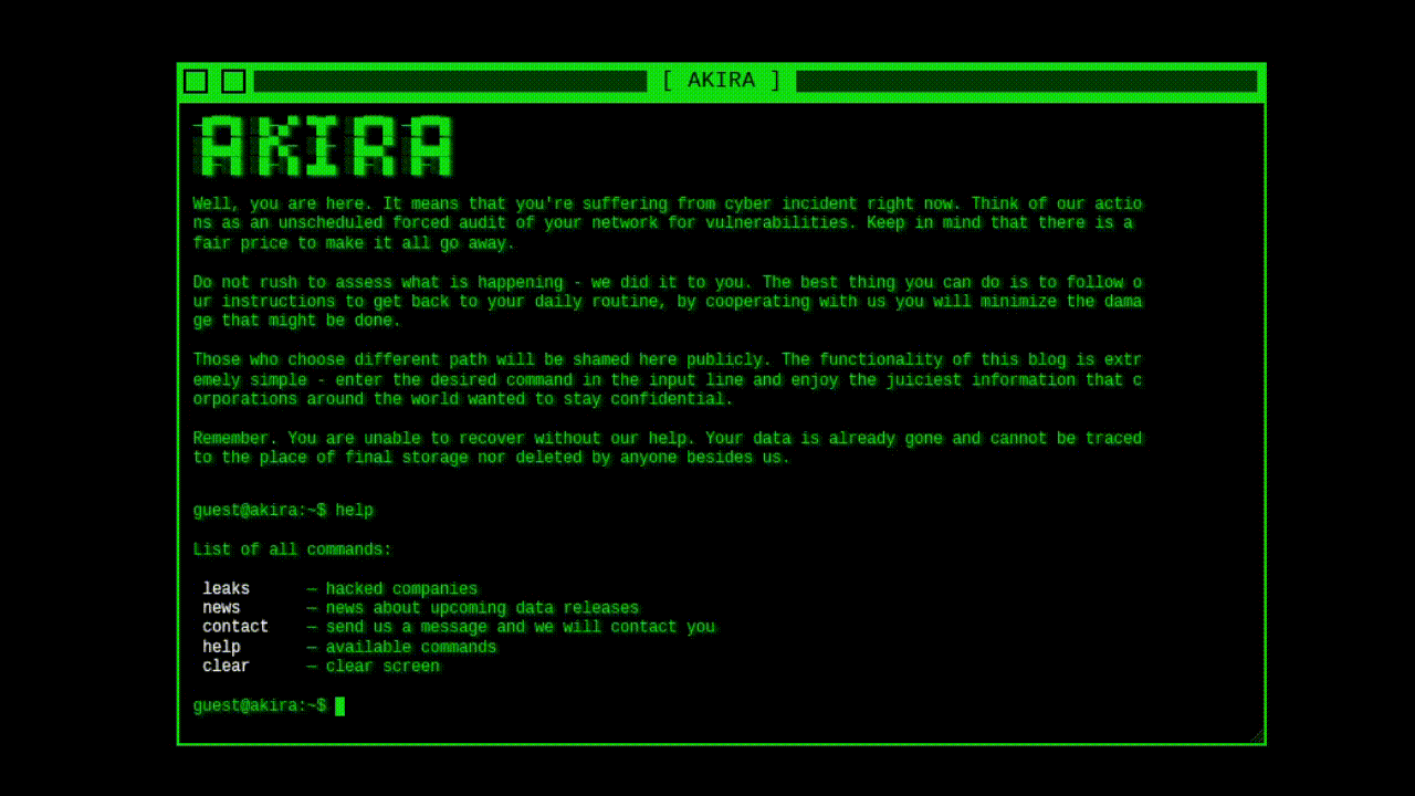 El Ascenso del Ransomware Akira: Una Amenaza Global en Evolución